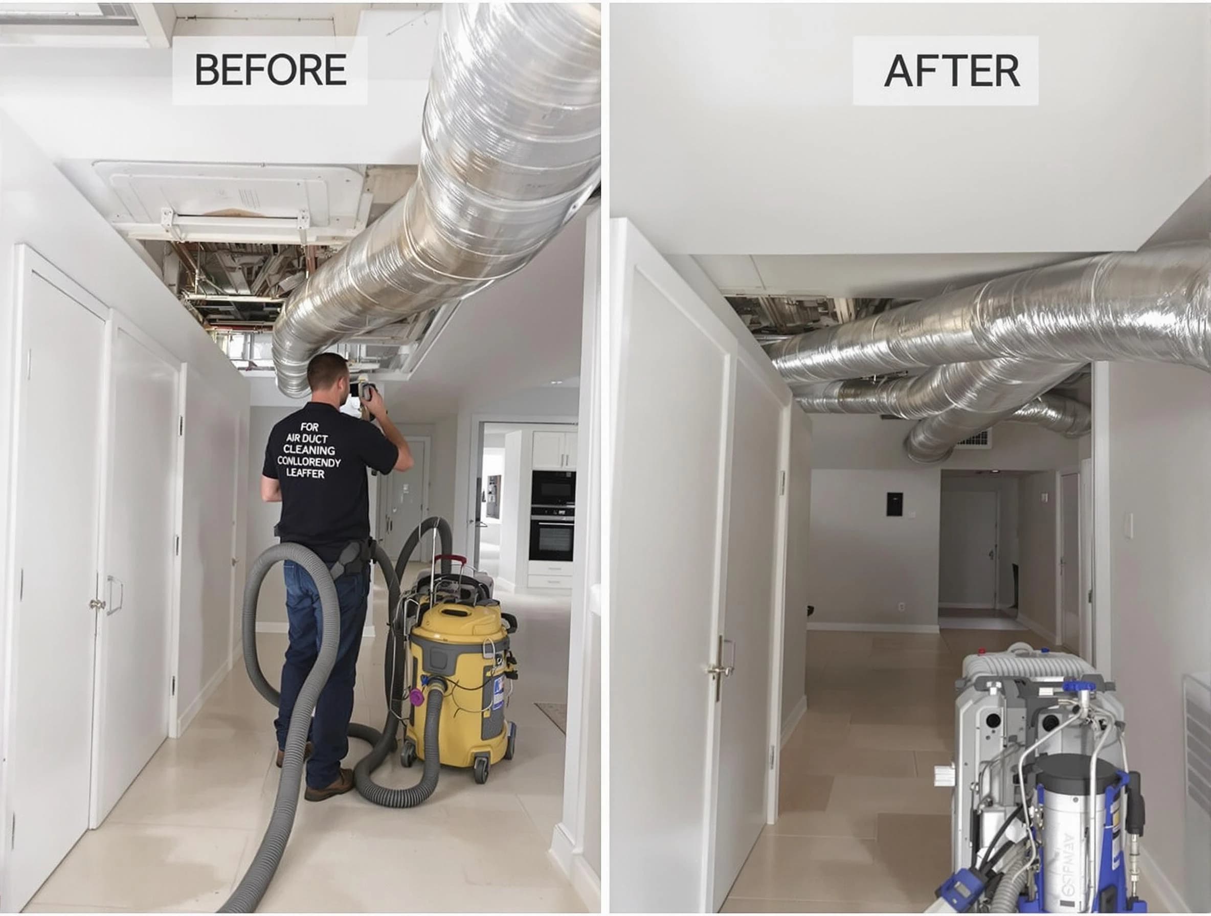 Lindon Air Duct Cleaning professional performing thorough air duct cleaning in Lindon