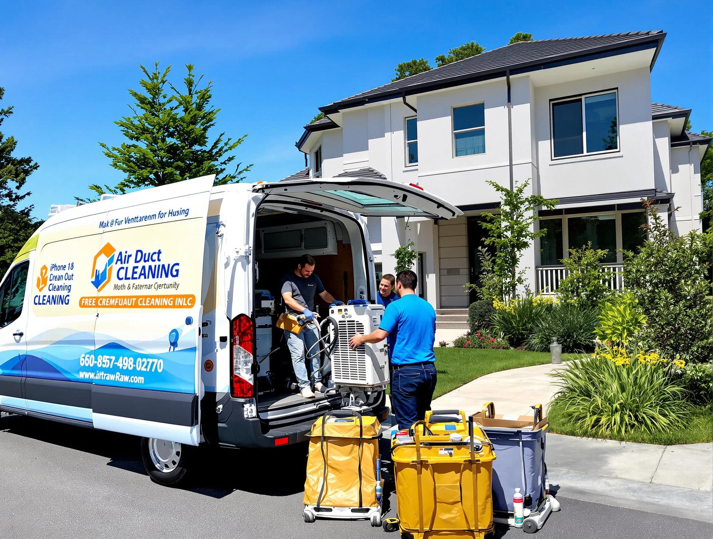 Lindon Air Duct Cleaning technician performing professional air duct cleaning in Lindon