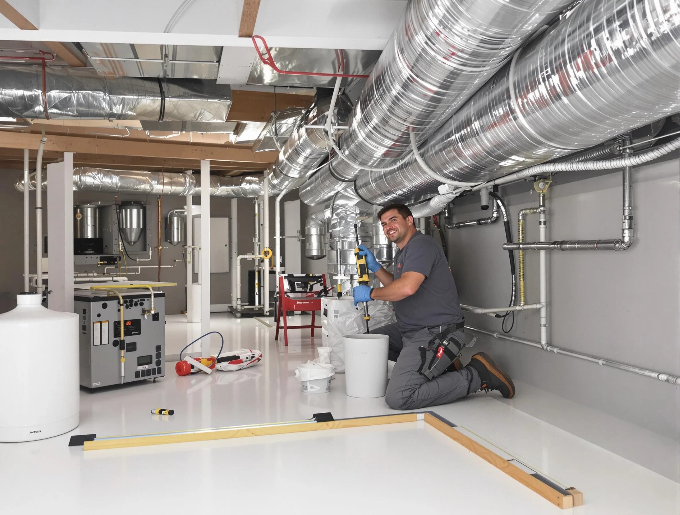 Professional duct sealing service by Lindon Air Duct Cleaning in Lindon